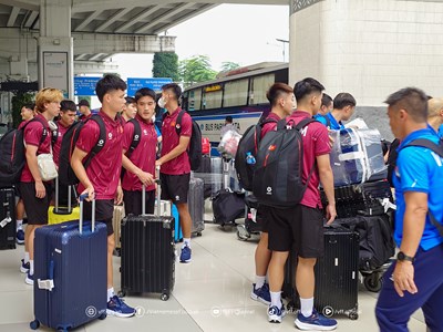 U23 Việt Nam đã đến Indonesia, sẵn sàng cho giải Đông Nam Á