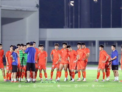 U23 Việt Nam sẵn sàng cho trận đấu với Lào 