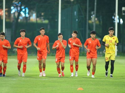 U23 Việt Nam trở lại tập luyện, chuẩn bị cho trận đấu với Campuchia