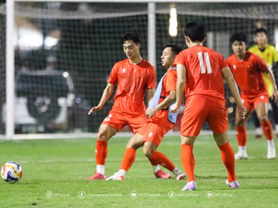 Hoàn tất khâu chuẩn bị, U23 Việt Nam sẵn sàng cho trận đấu với Campuchia
