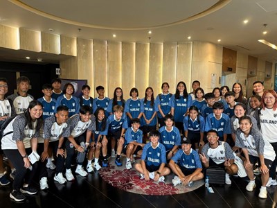 Tuyển nữ Thái Lan đã đến Hải Phòng, chuẩn bị cho giải Đông Nam Á