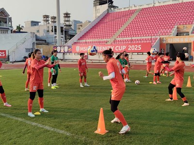 Đội tuyển bóng đá nữ Việt Nam sẵn sàng cho giải Đông Nam Á 2025