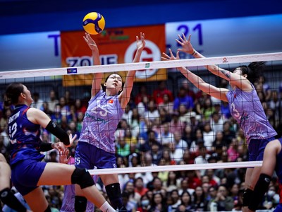 Tuyển bóng chuyền nữ Việt Nam tiếp tục thắng dễ Indonesia tại SEA V.League 2025