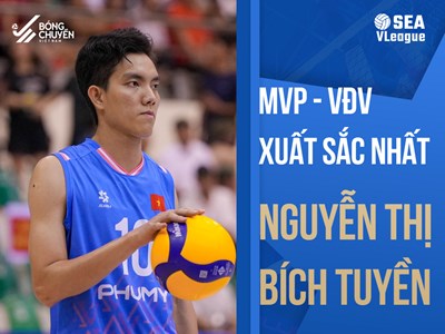 Bích Tuyền giành cú đúp danh hiệu cá nhân tại chặng 2 SEA V.League 2025