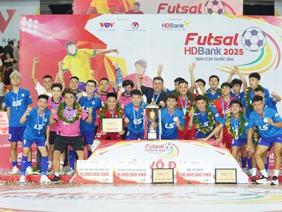 Thái Sơn Bắc bảo vệ thành công chức vô địch Futsal Cúp Quốc gia 2025