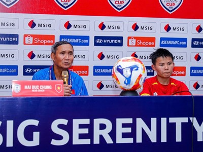 HLV Mai Đức Chung nói gì sau trận thua của tuyển nữ Việt Nam trước Australia?