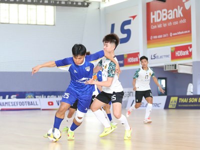 Xác định 4 đội vào bán kết Giải Futsal U20 quốc gia 2025 