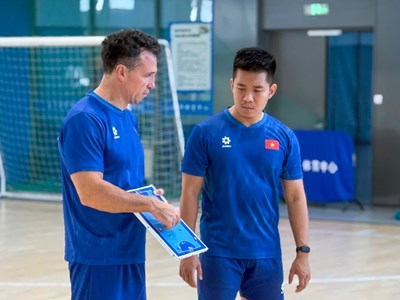 Đội tuyển Futsal Việt Nam tích cực chuẩn bị cho vòng loại giải châu Á