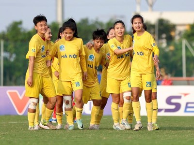 Hà Nội vô địch lượt đi Giải bóng đá nữ VĐQG 2025