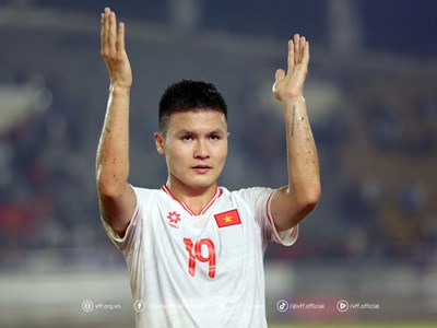 Tiền vệ Quang Hải không cùng đội tuyển Việt Nam thi đấu 2 trận với Nepal