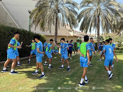 U23 Việt Nam bắt đầu tập huấn ở UAE, chuẩn bị thi đấu với U23 Qatar 