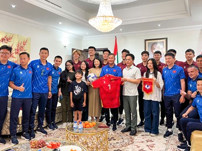 U23 Việt Nam được “tiếp sức” trong chuyến tập huấn UAE