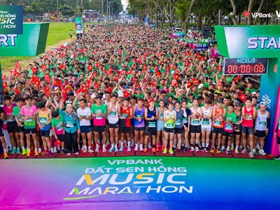 12.800 runner về đích, VPBank Đất Sen Hồng Music Marathon 2025 kết thúc ấn tượng