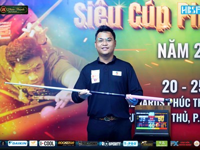 Nguyễn Trần Thanh Tạo vô địch Siêu Cúp Phúc Thịnh 2025 