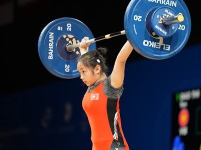 Cử tạ Việt Nam giành 2 HCĐ tại Đại hội Thể thao trẻ châu Á 2025