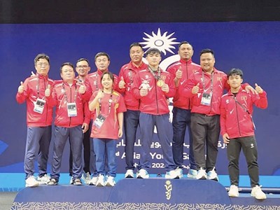 Cử tạ Việt Nam thi đấu thành công tại Đại hội Thể thao trẻ châu Á 2025