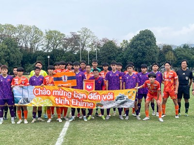 U17 Việt Nam hoàn tất 3 trận trong chuyến tập huấn Nhật Bản 