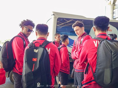 Đội tuyển Việt Nam lên đường sang Lào thi đấu Vòng loại cuối Asian Cup 2027