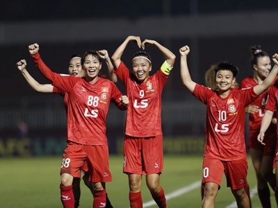 Vào tứ kết giải châu Á, CLB nữ TP.HCM được VFF thưởng 300 triệu đồng