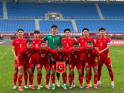 U22 Việt Nam kết thúc chuyến tập huấn Trung Quốc