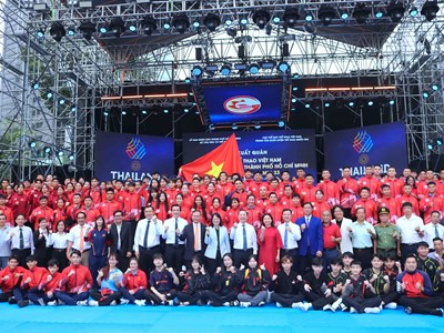 Đoàn Thể thao Việt Nam khu vực phía Nam làm lễ xuất quân tham dự SEA Games 33