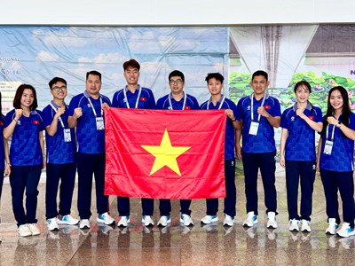 Đội tuyển cầu lông Việt Nam lên đường sang Thái Lan dự SEA Games 33