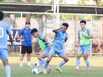 U22 Việt Nam nỗ lực chuẩn bị chu toàn cho trận đấu với U22 Malaysia