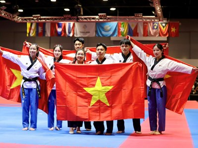 Vượt qua chủ nhà Thái Lan, Taekwondo mang về tấm HCV thứ hai cho Việt Nam