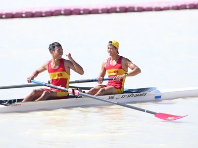 SEA Games 33 ngày 17.12: Rowing Việt Nam “mở hàng” bằng 3 tấm HCV