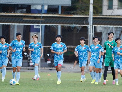 U22 Việt Nam tập trung cao độ trước trận chung kết với U22 Thái Lan