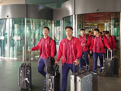 U23 Việt Nam đã đến Qatar, bắt đầu chuyến tập huấn chuẩn bị cho VCK U23 châu Á 2026