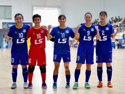 Thái Sơn Nam TP.HCM vô địch lượt đi Giải Futsal nữ VĐQG 2025