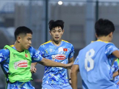 U23 Việt Nam có buổi tập đầu tiên tại Saudi Arabia