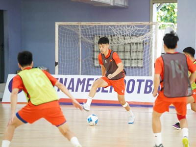 Đội tuyển Futsal Việt Nam tích cực “rèn quân” tại TP.HCM, chuẩn bị cho giải châu Á