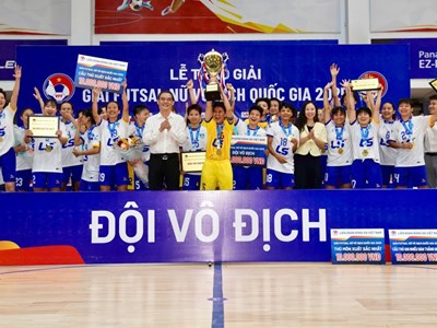 Kết quả và xếp hạng chung cuộc tại Giải Futsal nữ VĐQG 2025