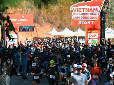 Trải nghiệm ấn tượng tại Giải chạy bộ địa hình Vietnam Highlands Trail 2026