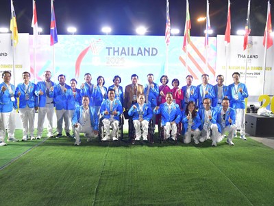Đoàn Thể thao Người khuyết tật Việt Nam dự Lễ thượng cờ ASEAN Para Games 13