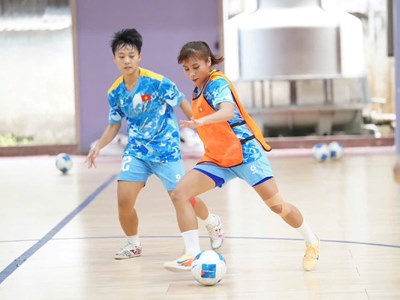 Tuyển Futsal nữ Việt Nam trở lại tập luyện, chuẩn bị cho giải Đông Nam Á 