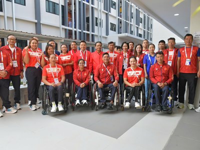 Thứ trưởng Hoàng Đạo Cương động viên Đoàn Việt Nam tại ASEAN Para Games 13