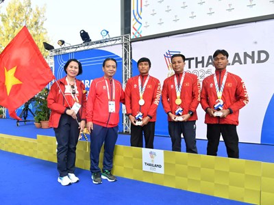 Việt Nam giành HCV đầu tiên tại ASEAN Para Games 13