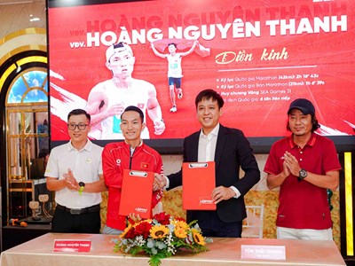 Nhà vô địch SEA Games Hoàng Nguyên Thanh nhận được “tiếp sức” đặc biệt
