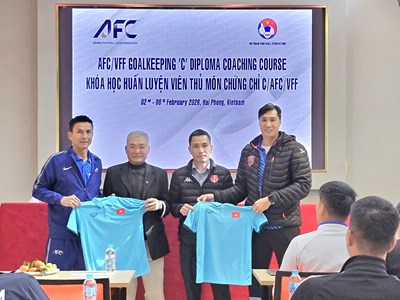 VFF tổ chức khoá học HLV thủ môn chứng chỉ “C” AFC/VFF