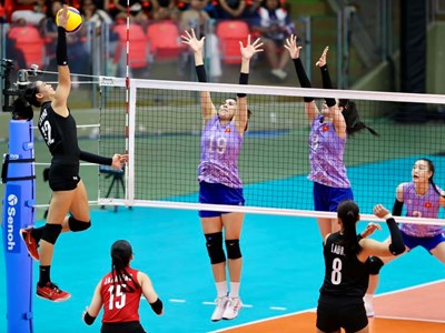 Tuyển bóng chuyền nữ Việt Nam sáng cửa bảo vệ ngôi vô địch châu Á