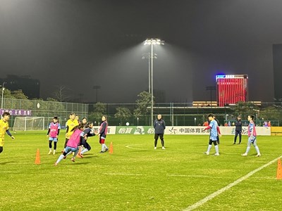 Đội tuyển nữ Việt Nam sẵn sàng cho trận giao hữu với chủ nhà Trung Quốc