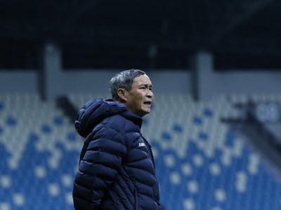 HLV Mai Đức Chung hài lòng về tinh thần thi đấu của các học trò