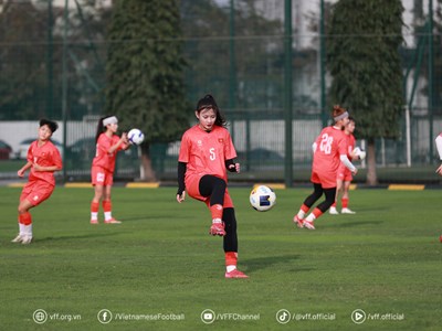 U20 nữ Việt Nam tích cực tập luyện, chuẩn bị cho vòng loại World Cup