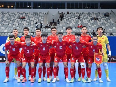 Đội tuyển futsal nam Việt Nam chung bảng với Thái Lan tại giải Đông Nam Á 2026