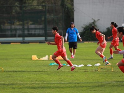 U20 nữ Việt Nam sẵn sàng cho chuyến tập huấn Trung Quốc
