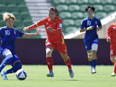Đội tuyển nữ Việt Nam thua tối thiểu trước Đài Bắc Trung Hoa