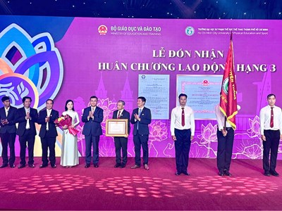 Trường Đại học Sư phạm TDTT TP.HCM kỷ niệm 50 năm thành lập